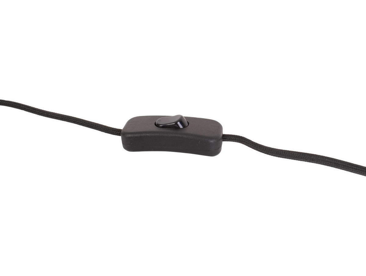 TISCHLAMPE Capa 20/20/39 cm - Schwarz, Metall (20/20/39cm) - Leitmotiv