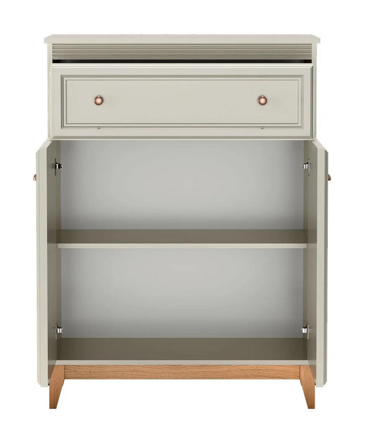 KOMMODE WINDSOR W-4 - Kaschmir, Holzwerkstoff (92/126/41cm) - Meblini