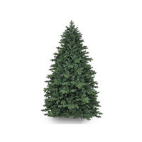LAALU WEIHNACHTSBAUM künstlich DELUXE Bernard 180 cm, Tannenbaum Christbaum Kunstbaum Dekobaum mit Metallständer - Grün, Kunststoff (180cm) - LAALU