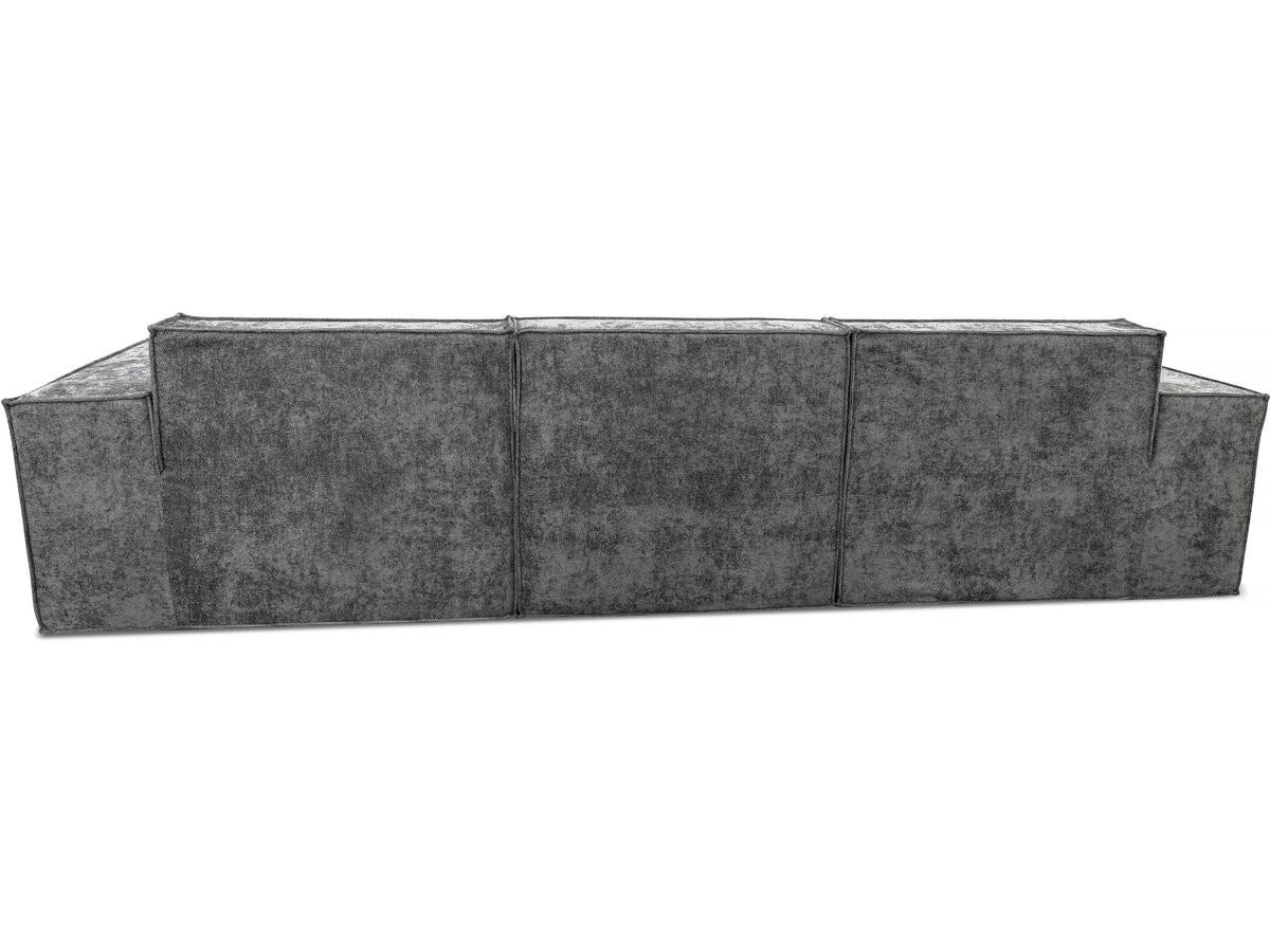 4-SITZER-SOFA Lusso Grau - Grau, Textil (300/70/100cm) - Habitat Garten