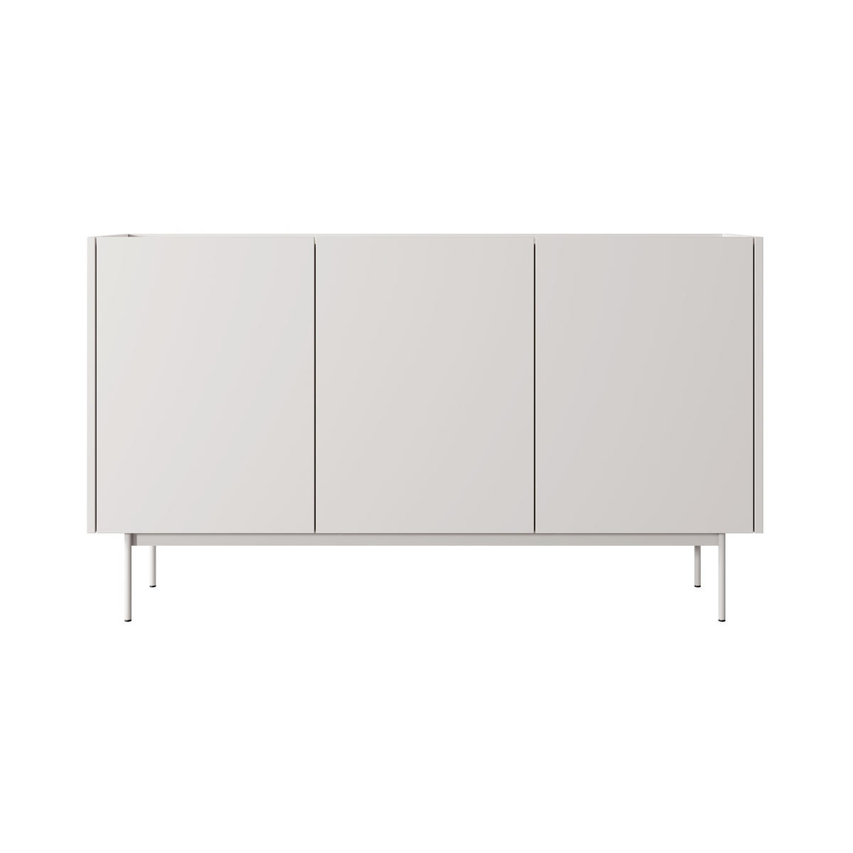 SIDEBOARD COLORE 144/83/37 cm mit 3 Türen Kaschmir - Kaschmir, Holzwerkstoff (144/83/37cm) - MASSENO