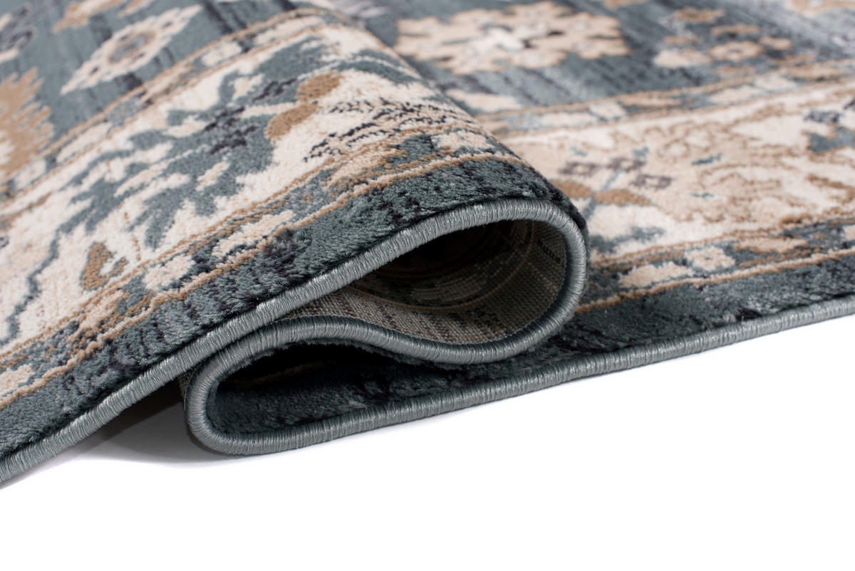 TEPPICH COLORADO Blau 140/200 cm - Blau, Kunststoff (140/200cm)