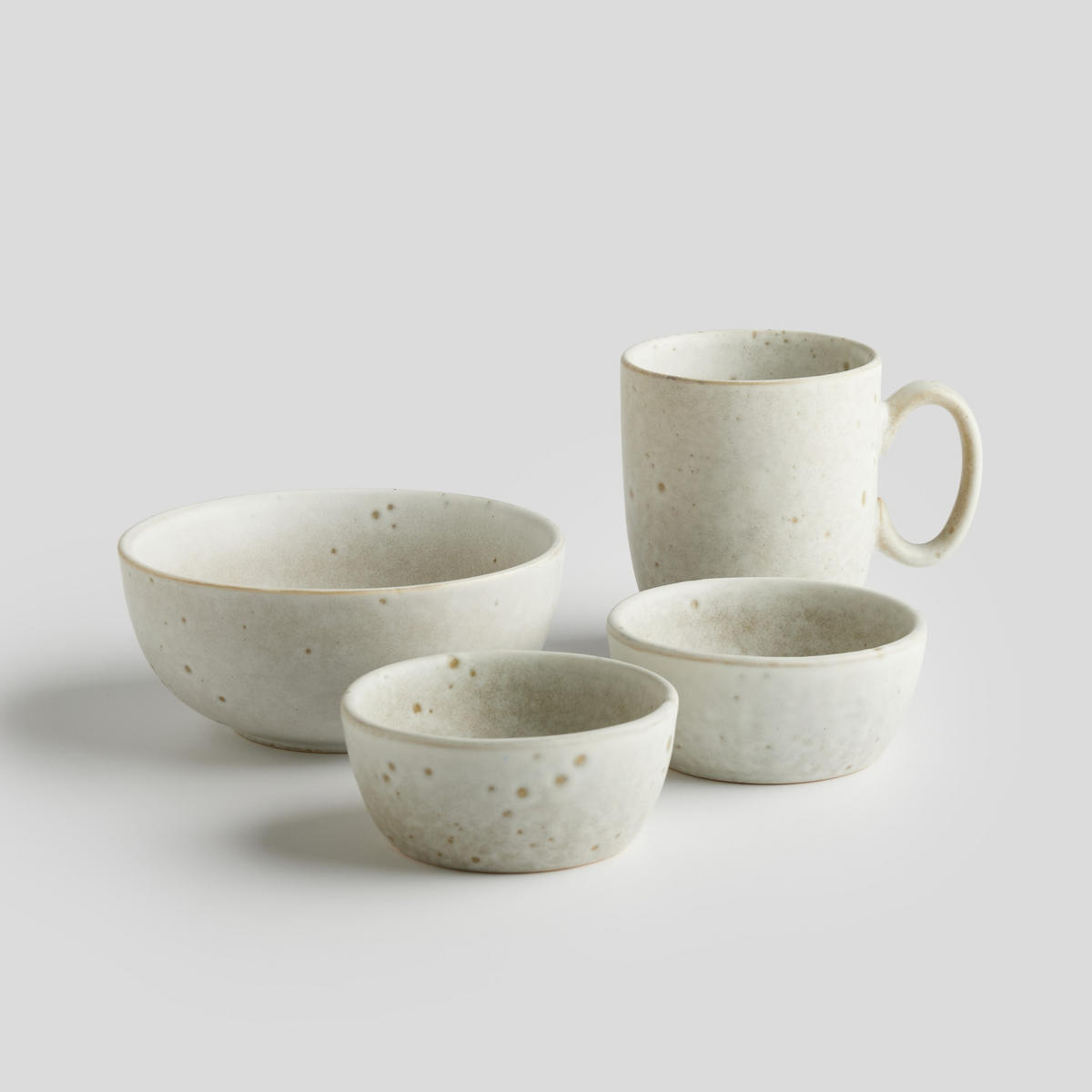 TAPAS-SCHALEN-SET Liyah - Grau, Stein (10/4.5/10cm) - home&you