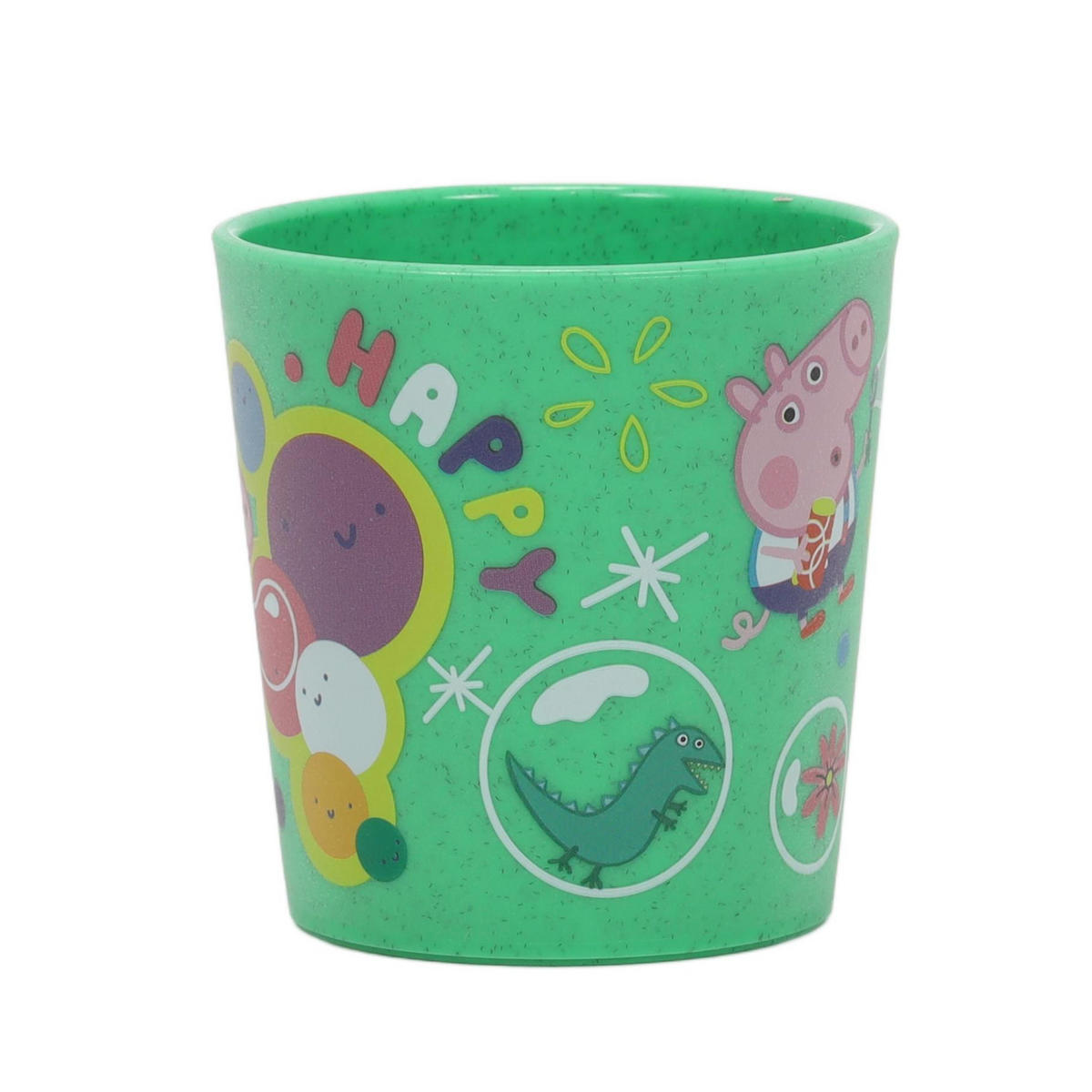 BECHER Peppa Pig Connect S 190 ml - Grün, Kunststoff (190L)