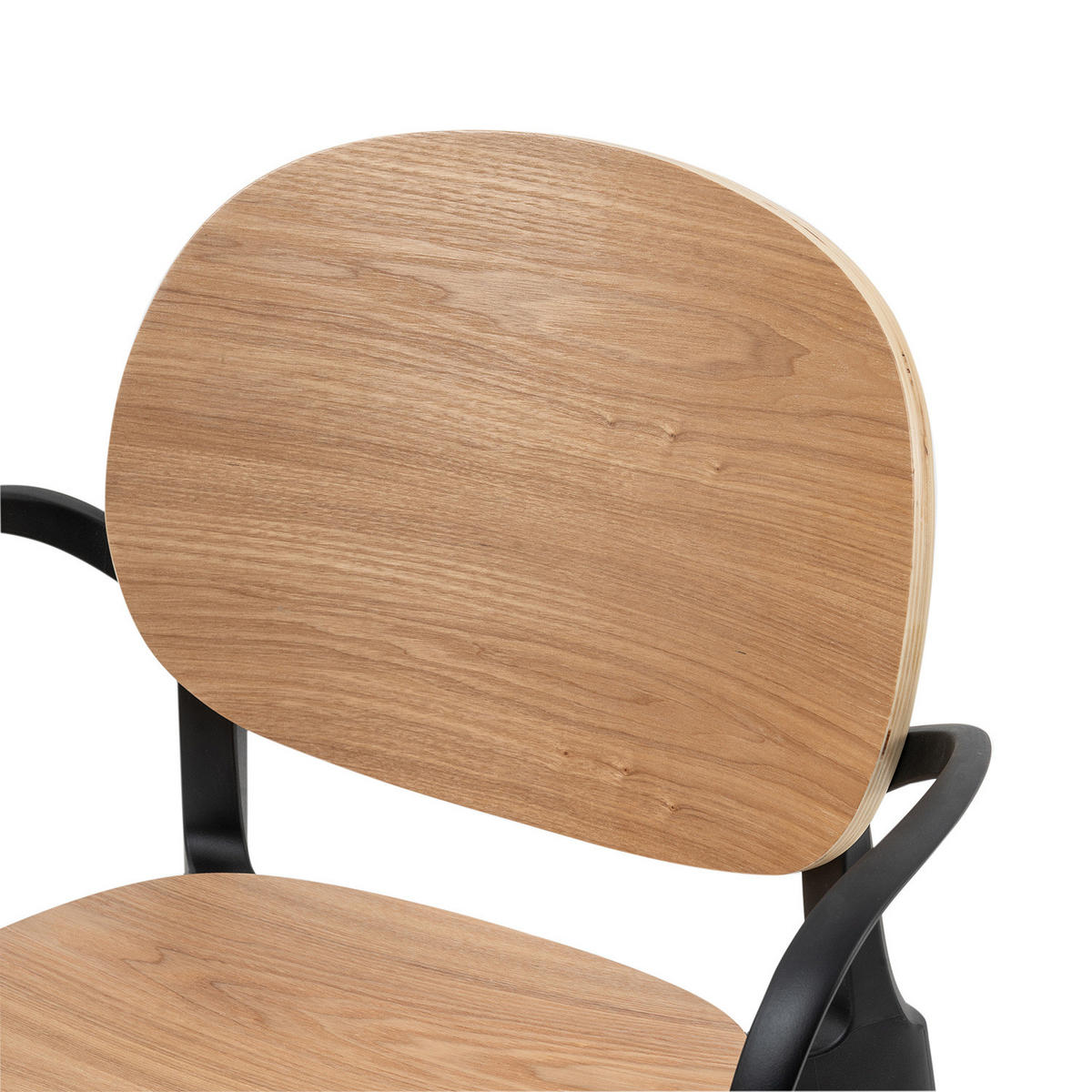 ARMLEHNENSTUHL - Polywood / Kunststoff, 2er-Set - Eichefarben, Holzwerkstoff (56/81/52cm) - home24