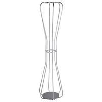 GARDEROBENSTÄNDER Metall silber 165 cm Ordway - Silberfarben, Metall (42/165/42cm) - Beliani