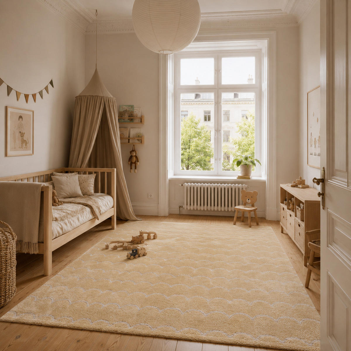 KINDER TEPPICH HAPPY KIDS - Gelb, Textil (140/200cm) - Pergamon