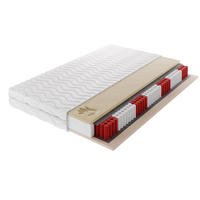 TASCHENFEDERKERNMATRATZE VELASSO MULTI Multipocket 120x200, H3, Höhe ca.: 20 cm - Weiß, Textil (120/200cm) - MASSENO