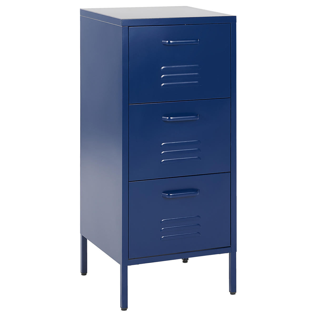 AKTENSCHRANK blau Wostok - Blau, Metall (43/103/40cm) - Beliani