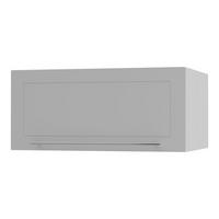 KLAPPHÄNGESCHRANK Kvantum W6B/80 Dust Grey Matt / Weiß Matt 80 / 59 / 36cm - Weiß/Grau, Holz/Holzwerkstoff (80/36/59cm) - Feldmann-Wohnen