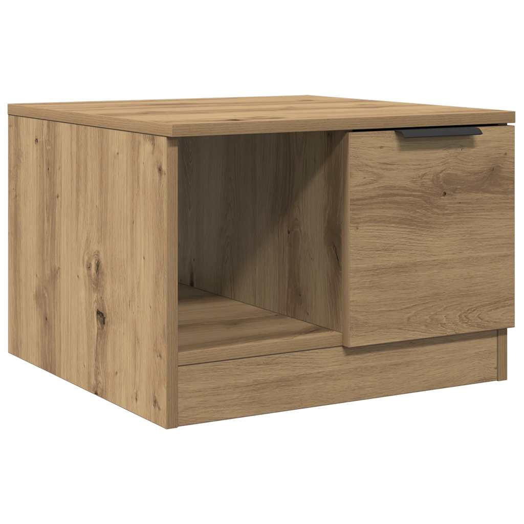 COUCHTISCH Artisan-Eiche 50/50/36 Cm Holzwerkstoff - Braun, Holzwerkstoff (50/50/36cm) - vidaXL