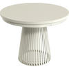 ESSTISCH Scala runder ausziehbarer, Beige Kaschmir 100-180/100/75 cm - Kaschmir, Holzwerkstoff/Metall (100/100/75cm) - WFL GROUP