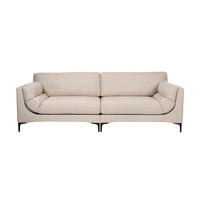 SOFA 3-SITZER Balcony Beige - Beige, Textil (256/85/99cm) - Zuiver