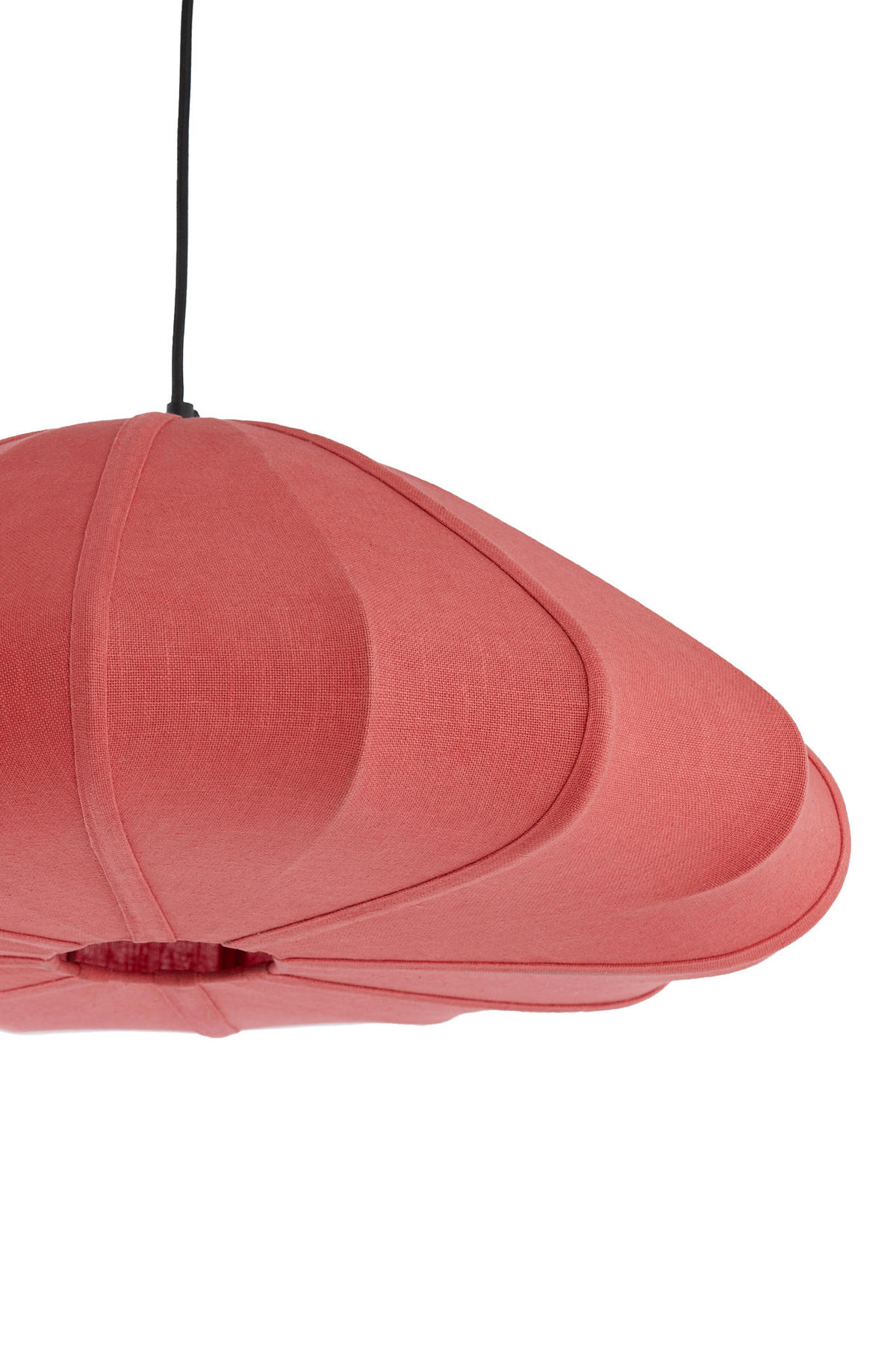 HÄNGELAMPE Cesano Rosa Ø64/25 cm - Pink, Textil (64/64/25cm) - Light & Living