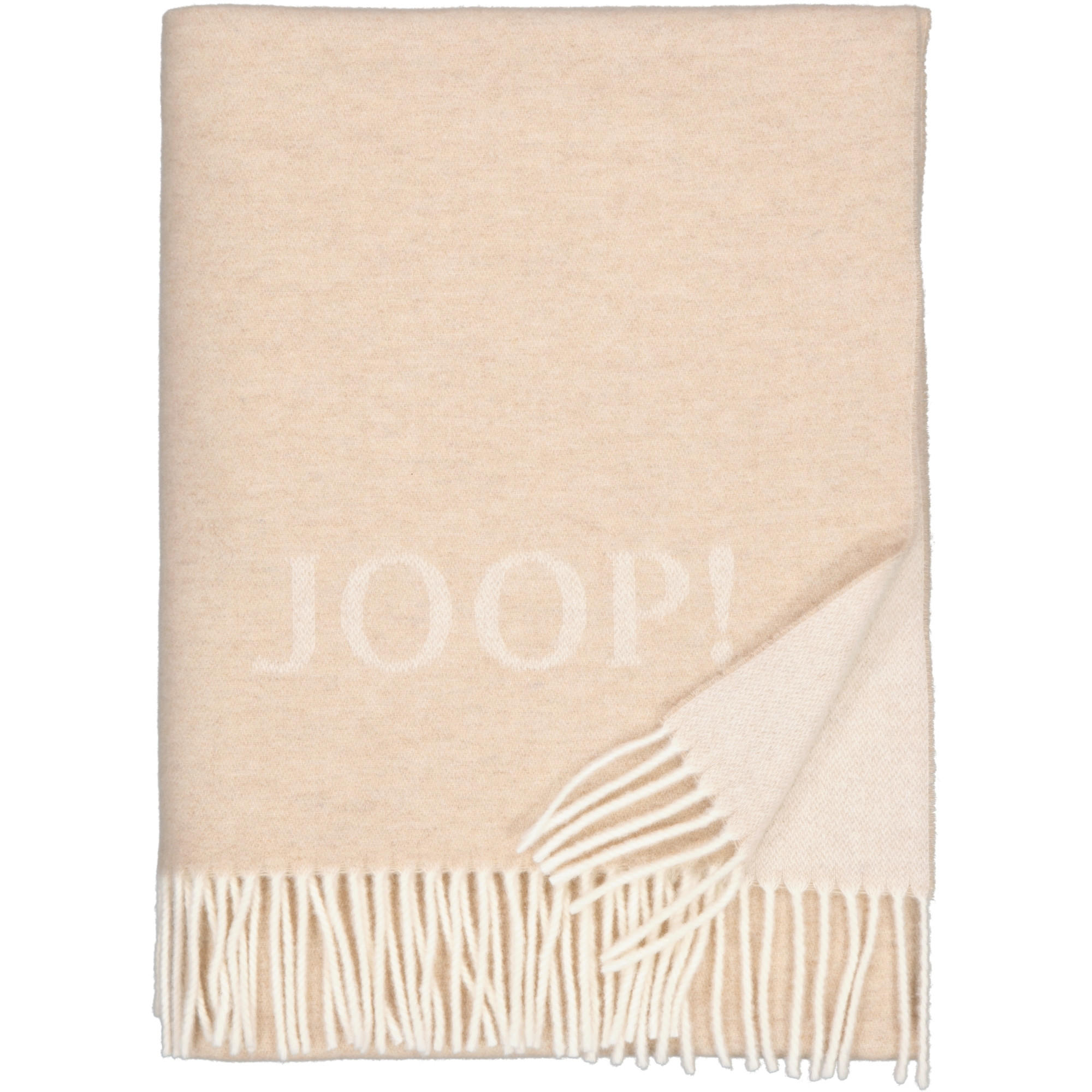 WOHNDECKEN FINE-DOUBLEFACE CREME-NATUR - Beige, Textil (130/180cm) - Joop!