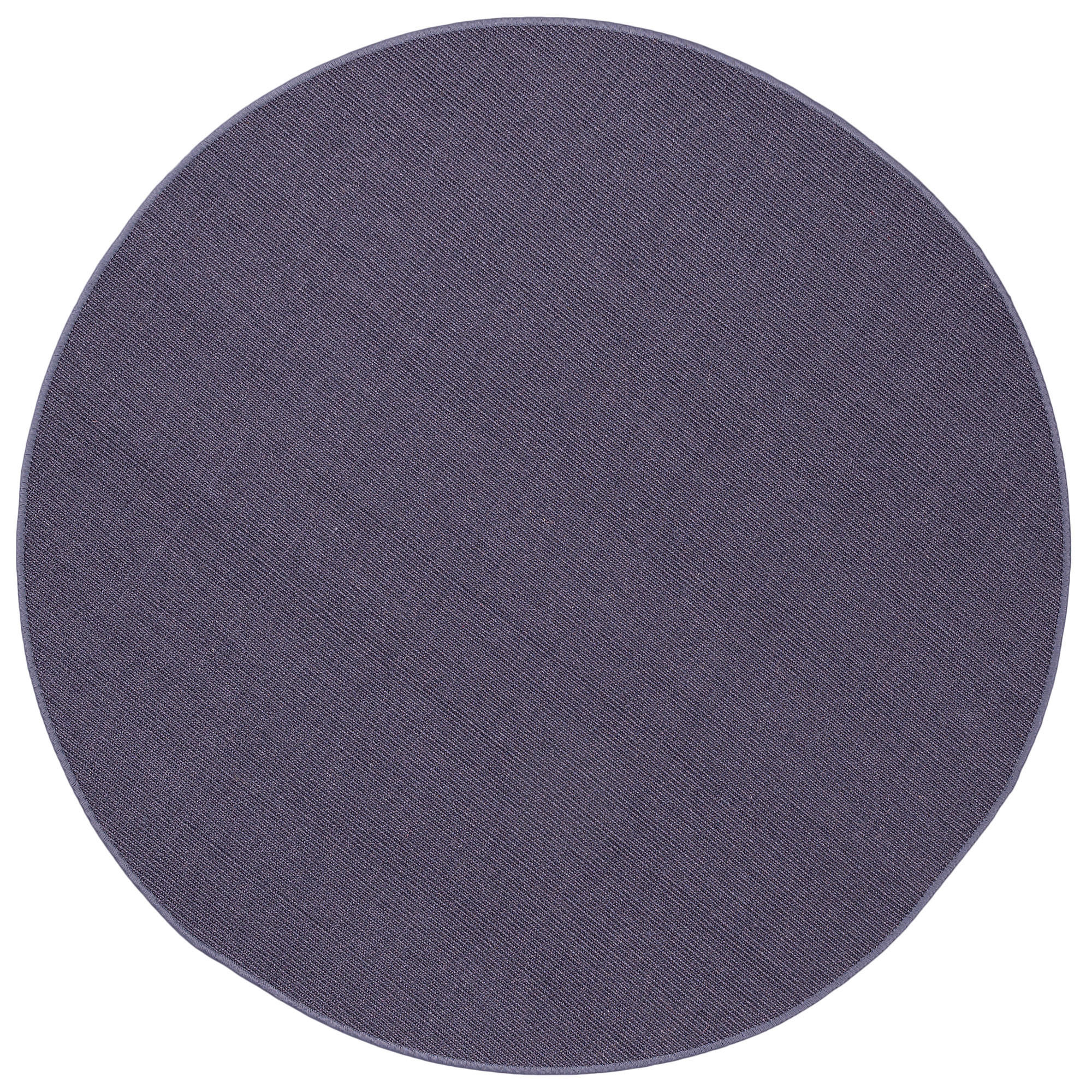 SISAL NATUR TEPPICH RUND - Blau, Textil (200/200cm) - Snapstyle