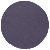 SISAL NATUR TEPPICH RUND - Blau, Textil (100/100cm) - Snapstyle