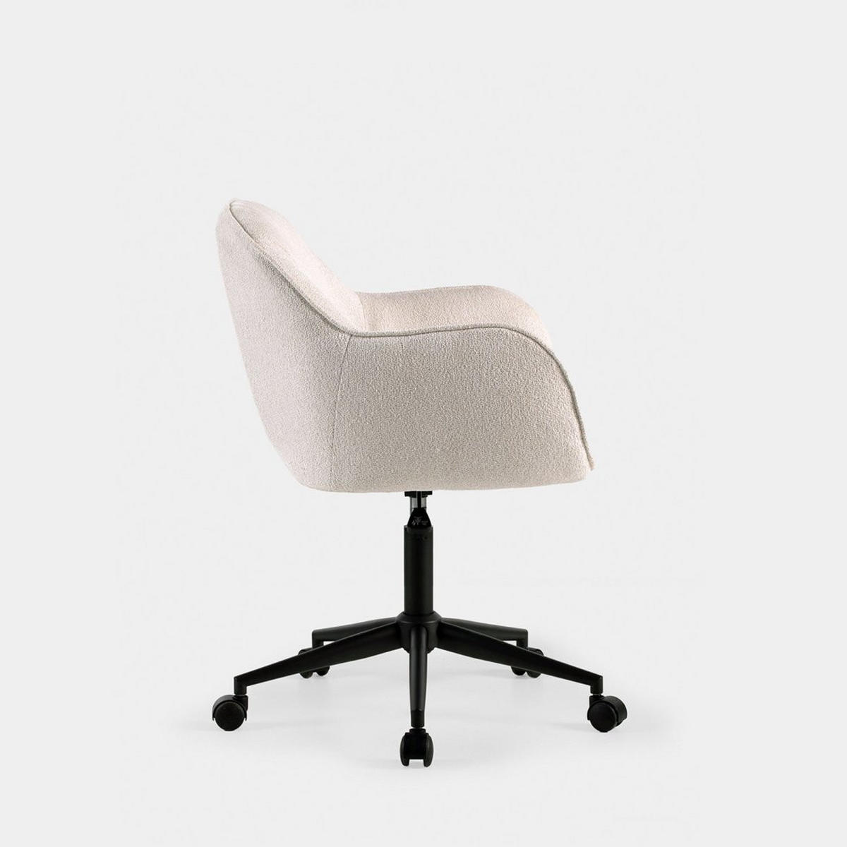 SCHREIBTISCHSTUHL Tess Beige 62 cm x 80-88 cm - Beige, Metall (62/80/60cm)