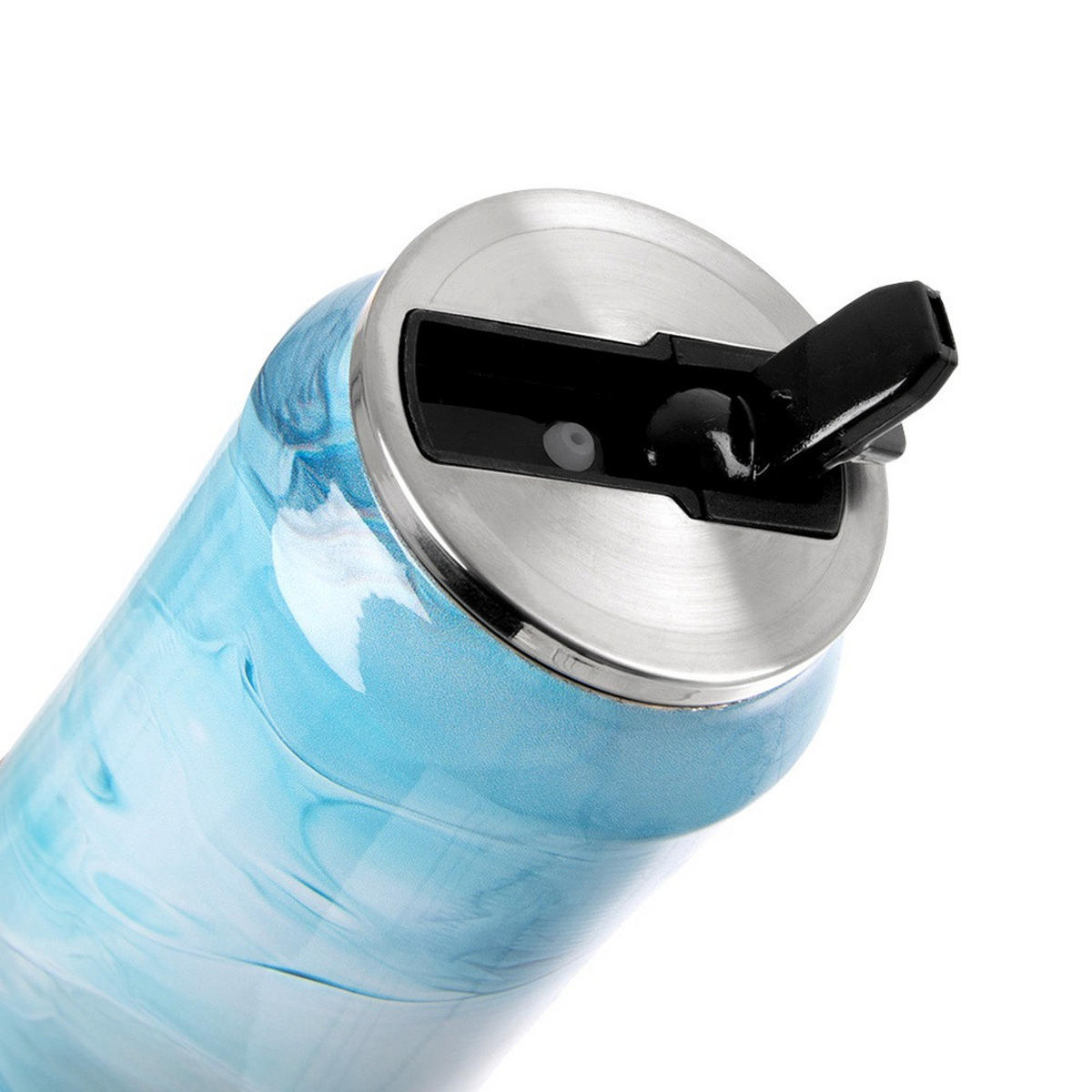 THERMOBECHER Dose Dino Blau 500 ml Blau - Blau, Metall (0.5L) - Orion 