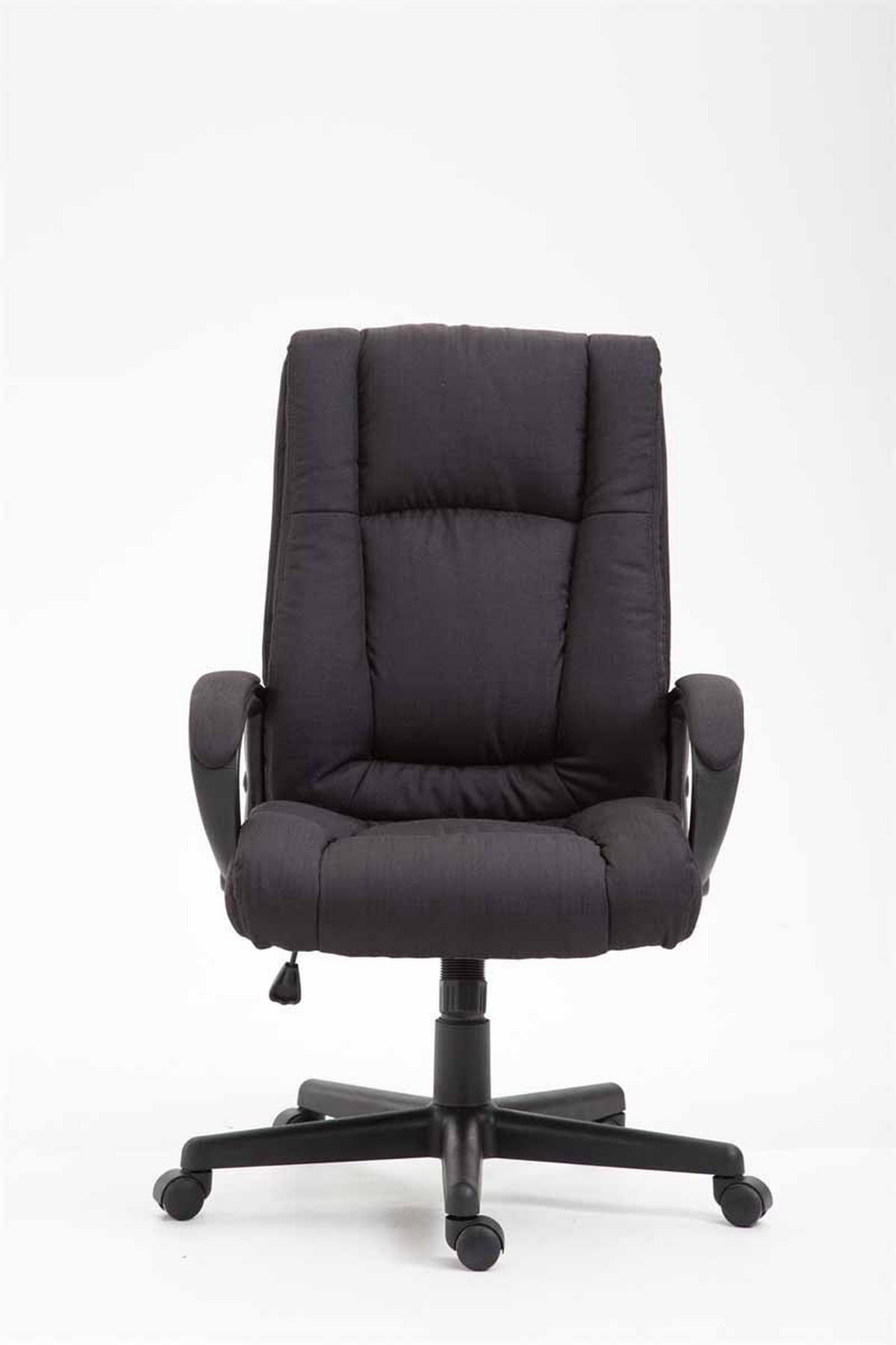 DREHSTUHL Stoff Schwarz - Schwarz, Kunststoff/Textil (66/106/70cm) - CLP