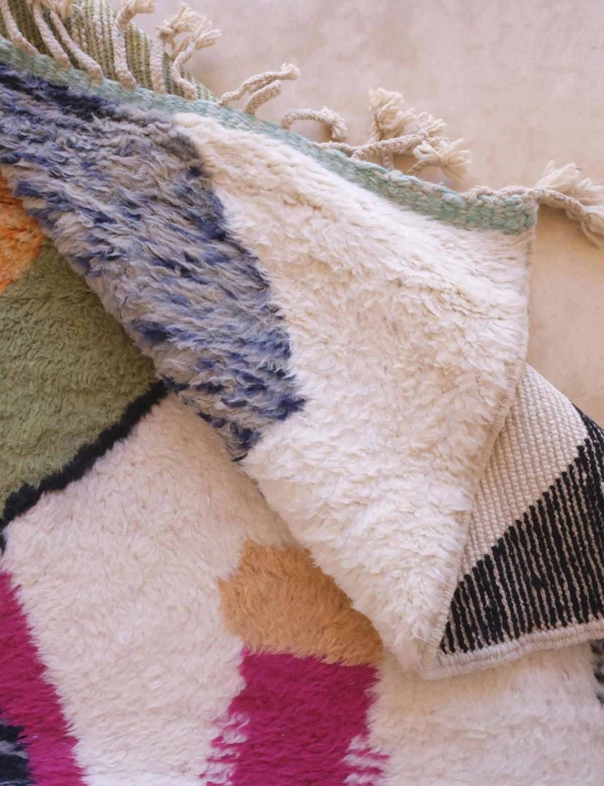 BERBERTEPPICH aus reiner Wolle 254x 291 cm - Multicolor, Naturmaterialien (254/291cm) - AFK Living