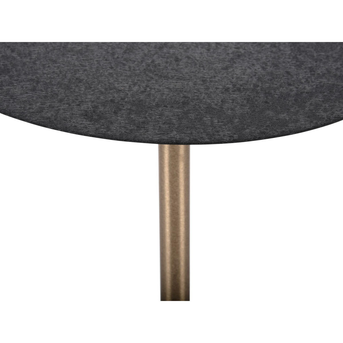 BEISTELLTISCH Dex 50/50/51 cm - Schwarz, Metall (50/50/51cm) - Leitmotiv