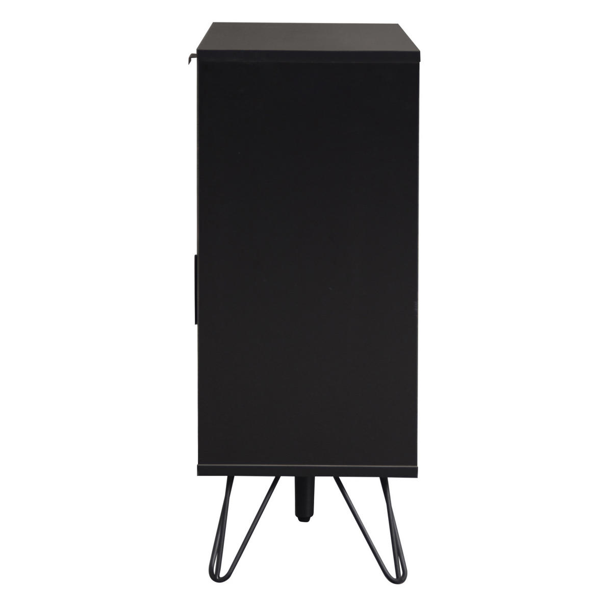 SIDEBOARD 90/30/71.5 cm Schwarz/Holzfarben aus MDF und Spanplatte mit Schublade - Naturfarben, Holzwerkstoff (30/71.5/90cm) - OKMYHOME