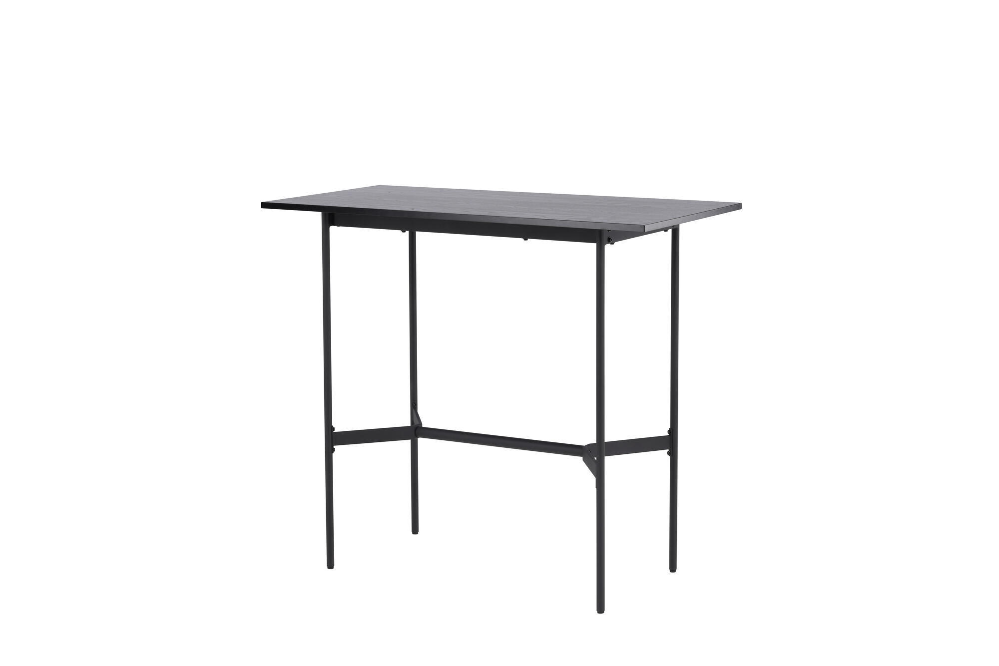 STANDREGAL RAX Schwarz 60x120x105 cm - Schwarz, Holzwerkstoff (60/105/120cm) - FURNLUX