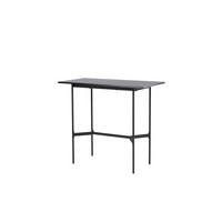 STANDREGAL RAX Schwarz 60x120x105 cm - Schwarz, Holzwerkstoff (60/105/120cm) - FURNLUX