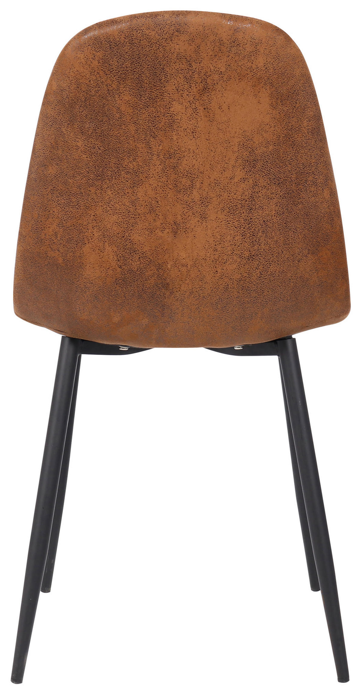 ESSZIMMERSTUHL MOVI Braun Kunstleder Metall 88x44x51 cm - Braun, Metall (44/88/51cm) - DELUKE