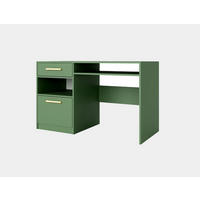 SCHREIBTISCH ELISE 125x58x82 cm Bürotisch Computertisch, Hellgrün - Hellgrün, Holzwerkstoff (58/125/82cm) - MASSENO