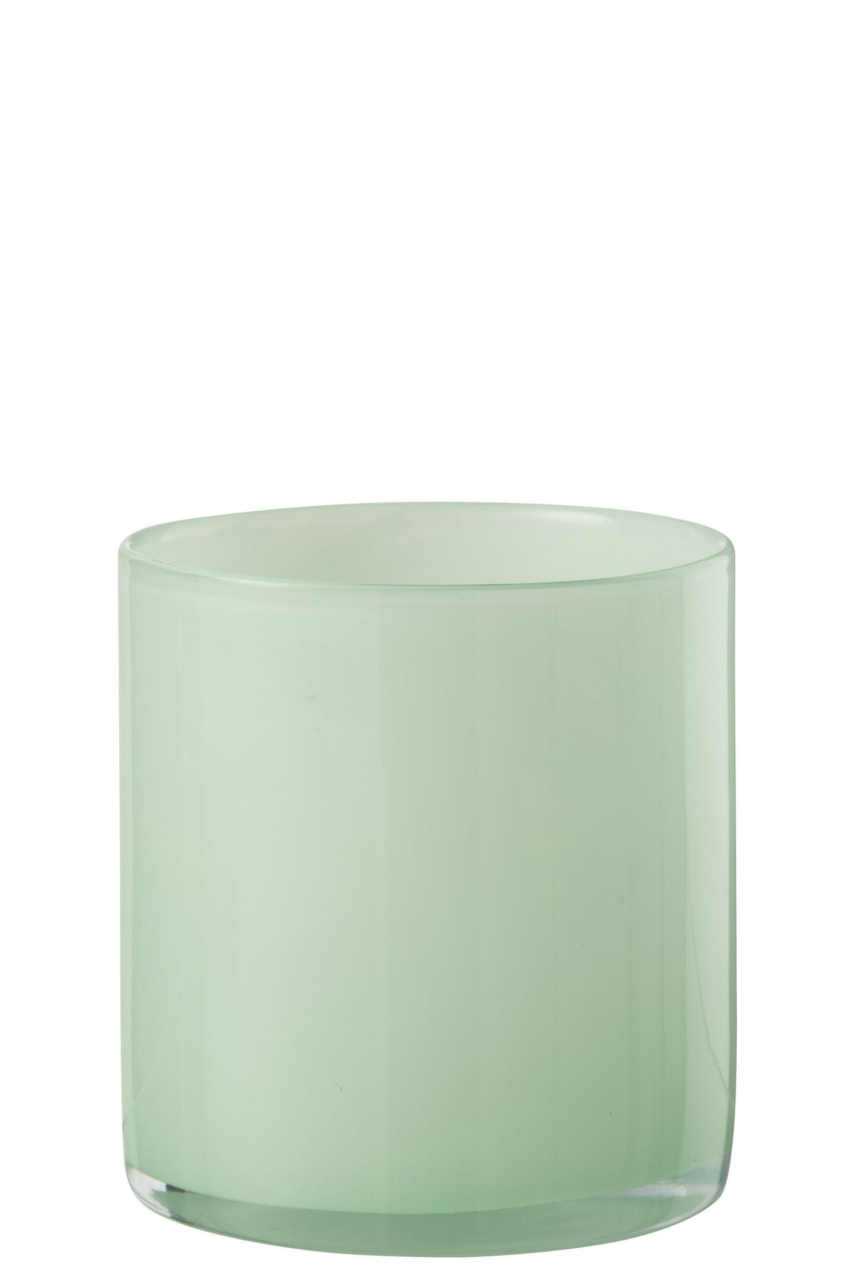 KERZENHALTER JADE - Glas - Grün - M - Mintgrün, Glas (12/12cm) - J-Line