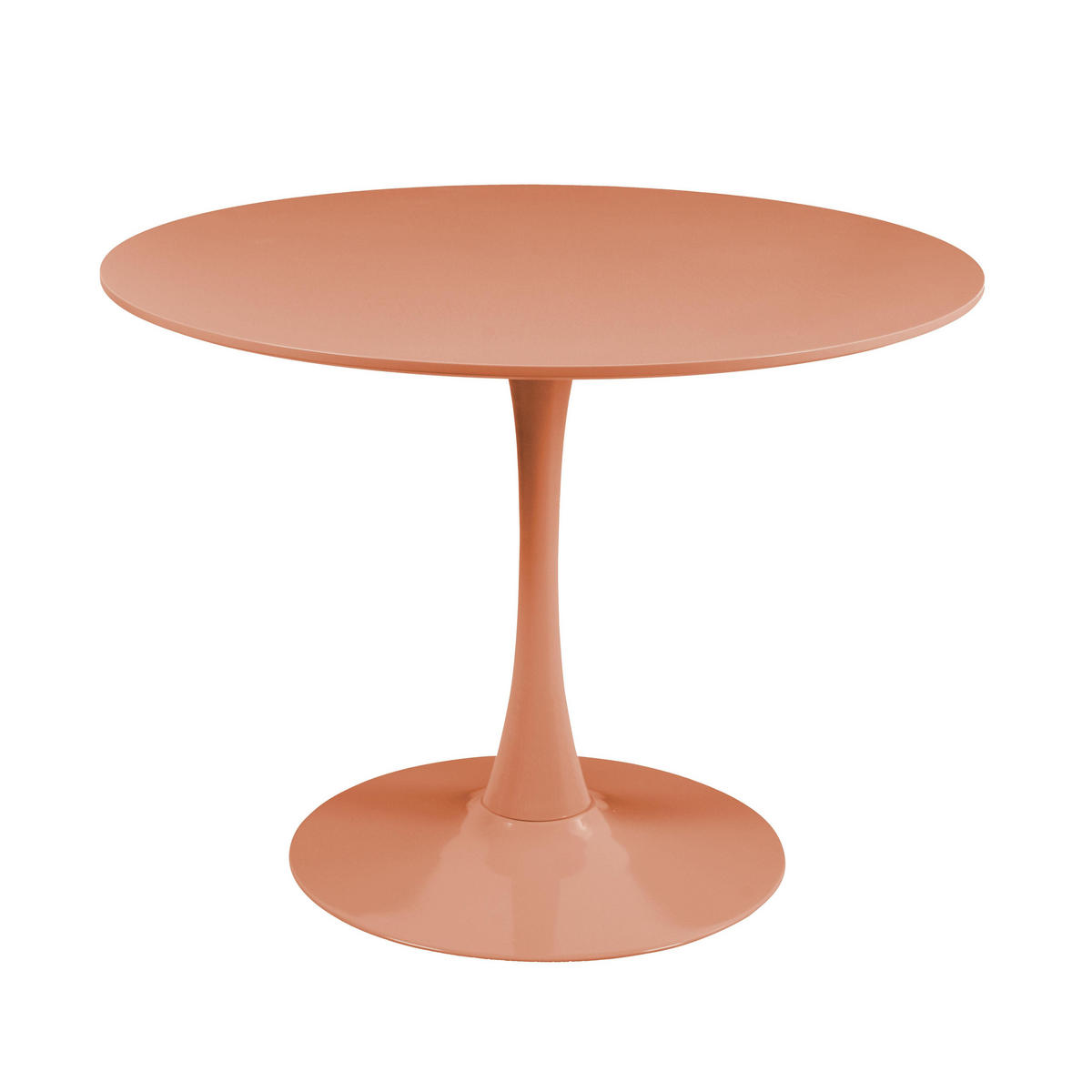 ESSTISCH, Terrakotta - Rot, Holz (100/100/74cm) - Oviala