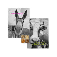 GESCHIRRTUCH (2 tlg) farm 70x50 cm mehrfarbig - Multicolor, Textil (70/50cm) - Happy Friday