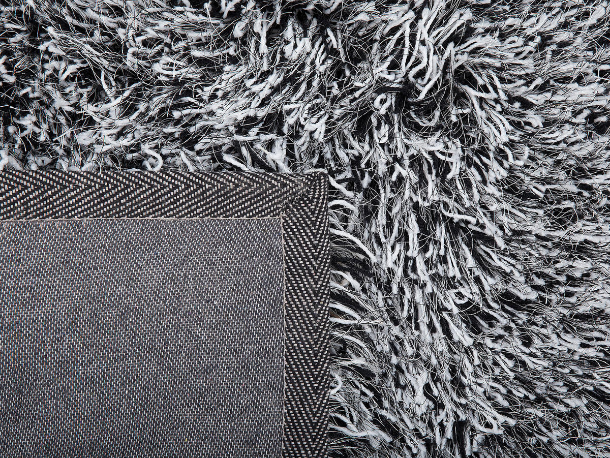 SHAGGY-TEPPICH Cide 300/200 cm - Schwarz, Kunststoff (200/300cm) - Beliani