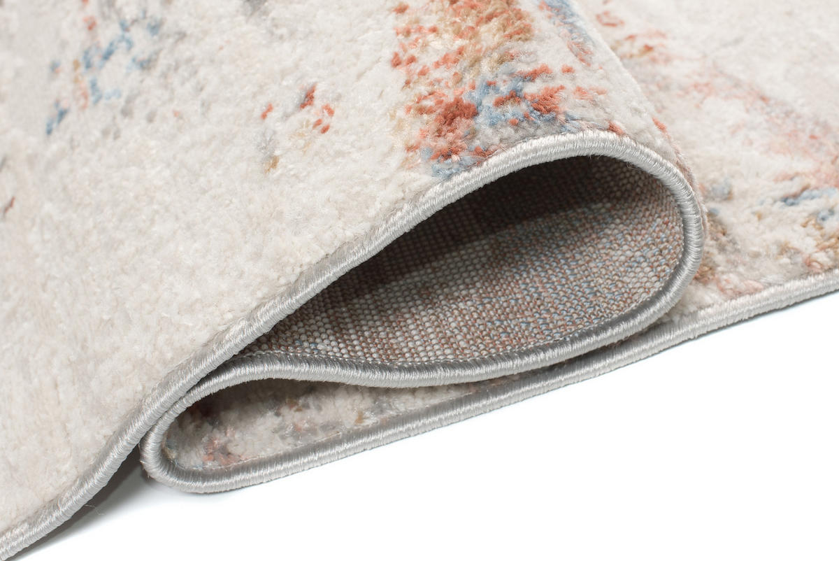 TEPPICH VALLEY Grau Blau 120/170 cm - Blau, Textil (120/170cm) - Tapiso