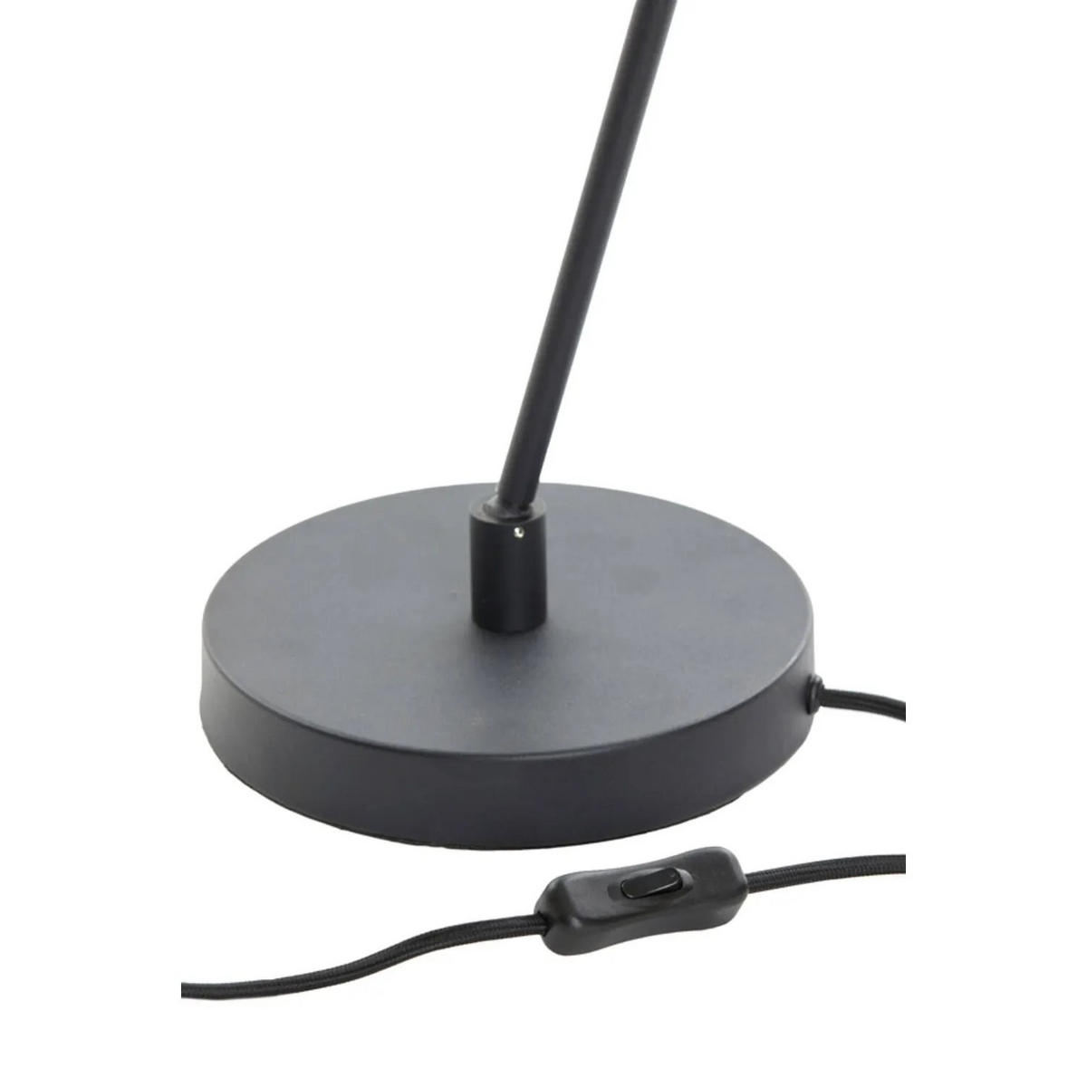 TISCHLAMPE Hoodies Schwarz Ø47/93 cm - Schwarz, Metall (47/25/93cm) - Light & Living