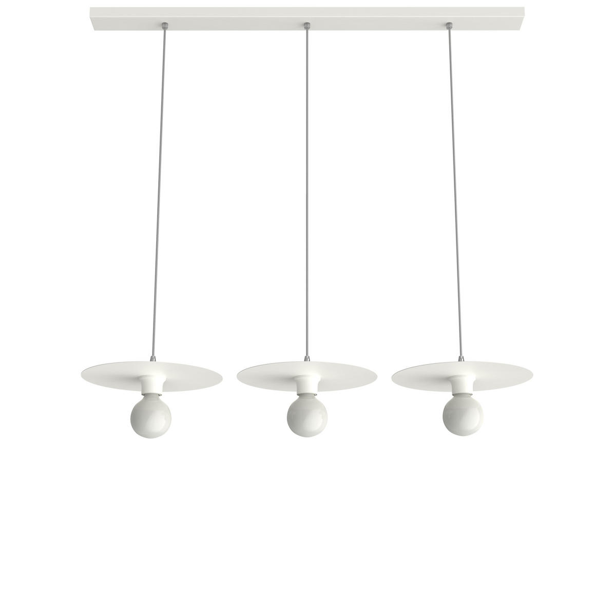 HÄNGELEUCHTE - Weiß, Metall (30/30/7cm) - Lumicom