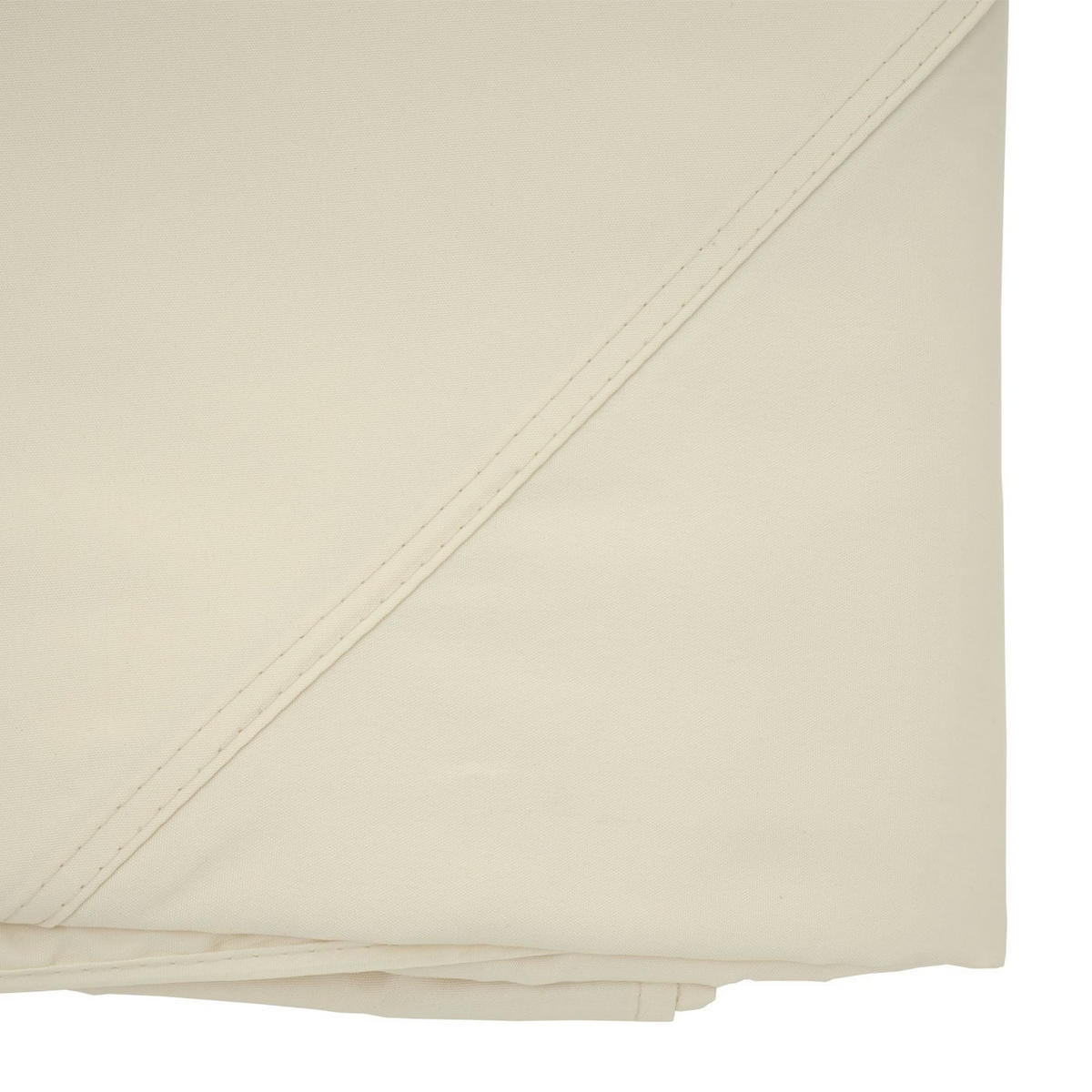ERSATZDACH Pergola Cadiz 4x4m 380x380cm Creme - Creme, Textil (380/1/380cm) - BERLINLODGE