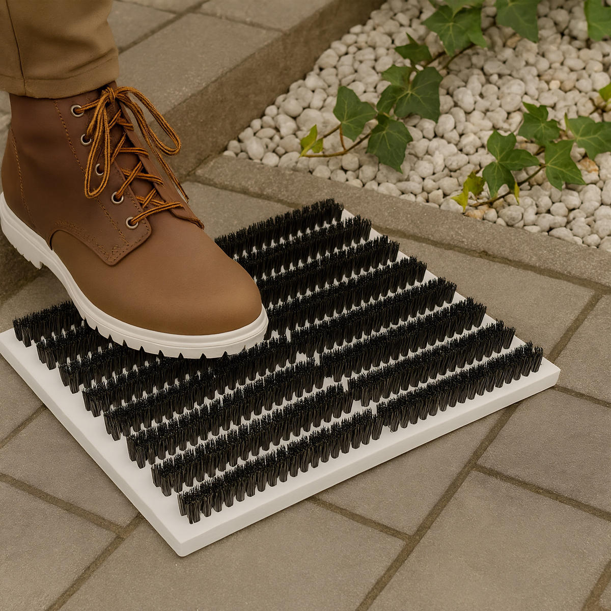 ÚDRŽBA obuvi - různobarevná, kov/dřevo (59/4.5/36cm) - Relaxdays