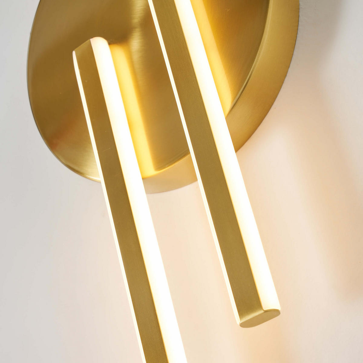 WANDLEUCHTE Pia, Messing, 80cm - Goldfarben, Metall (4/80/20cm) - KOSILUM