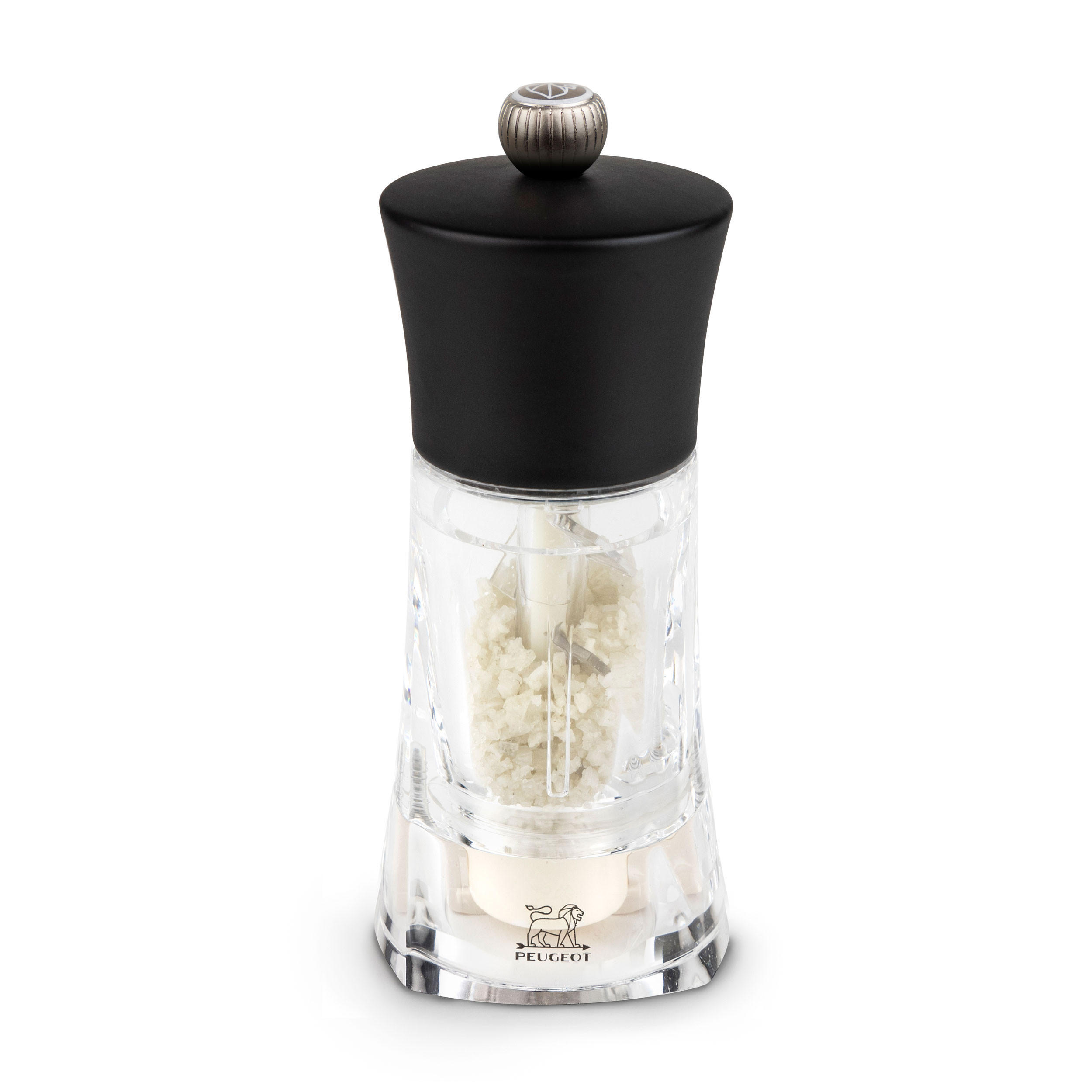 FEUCHTSALZMÜHLE Oleron 14cm Buchenholz Schwarz Keramikmahlwerk - Schwarz, Kunststoff (7/14/7cm) - PEUGEOT