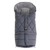 KINDERWAGEN-FUSSSACK Moony 2in1, Sherpa Fleece grey, anthracite - Dunkelgrau, Textil (48/10/105cm) - Kaiserbaby