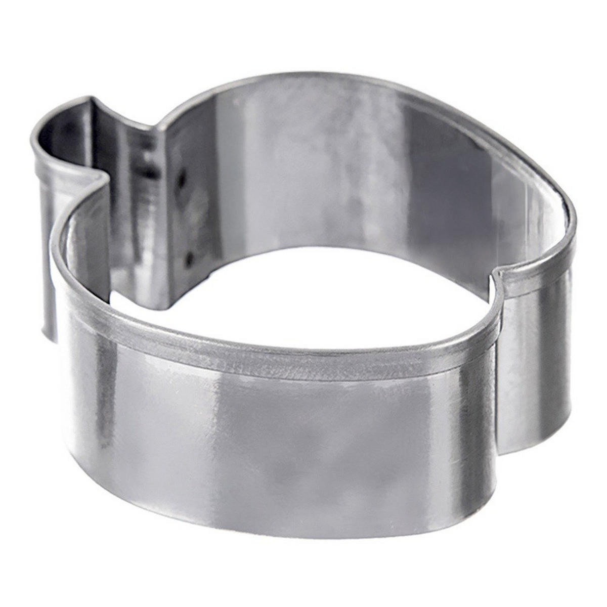 AUSSTECHFORM Apfel 4,3 cm Silber - Silberfarben, Metall (3.6/1.5/4.3cm) - Orion 