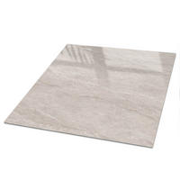 TISCHPLATTE 100x50 cm – Grauer Stein - Grau, Glas (100/50/0.4cm) - Wallfluent