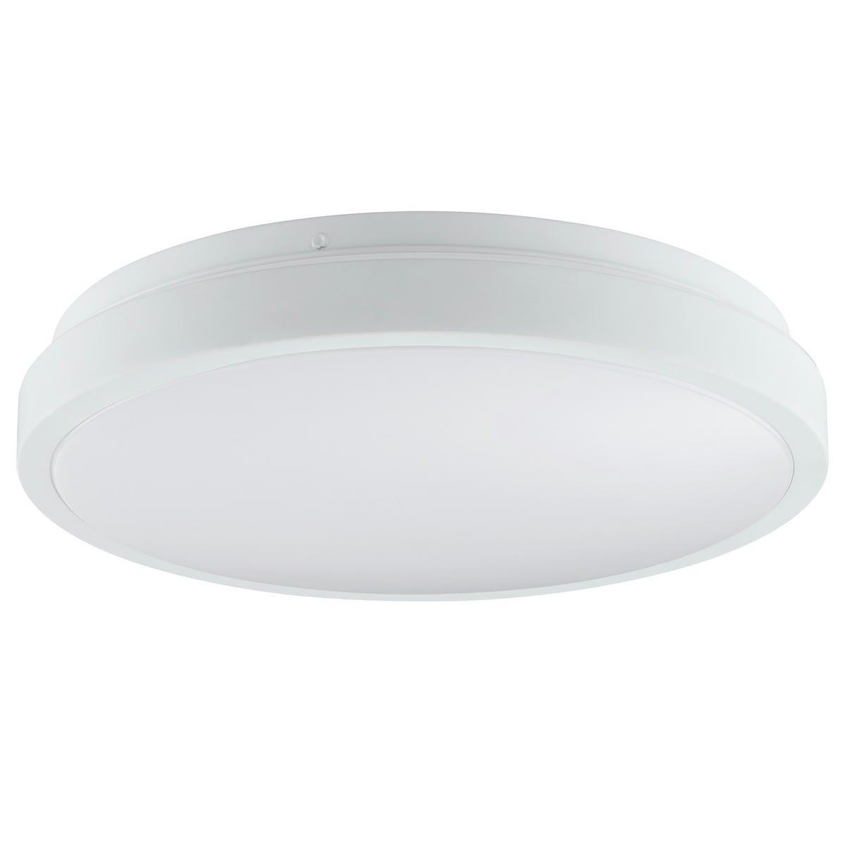 LED DECKENLEUCHTE Livas Weiß 33/33/7 cm - Weiß, Metall (33/33/7cm) - Brilliant