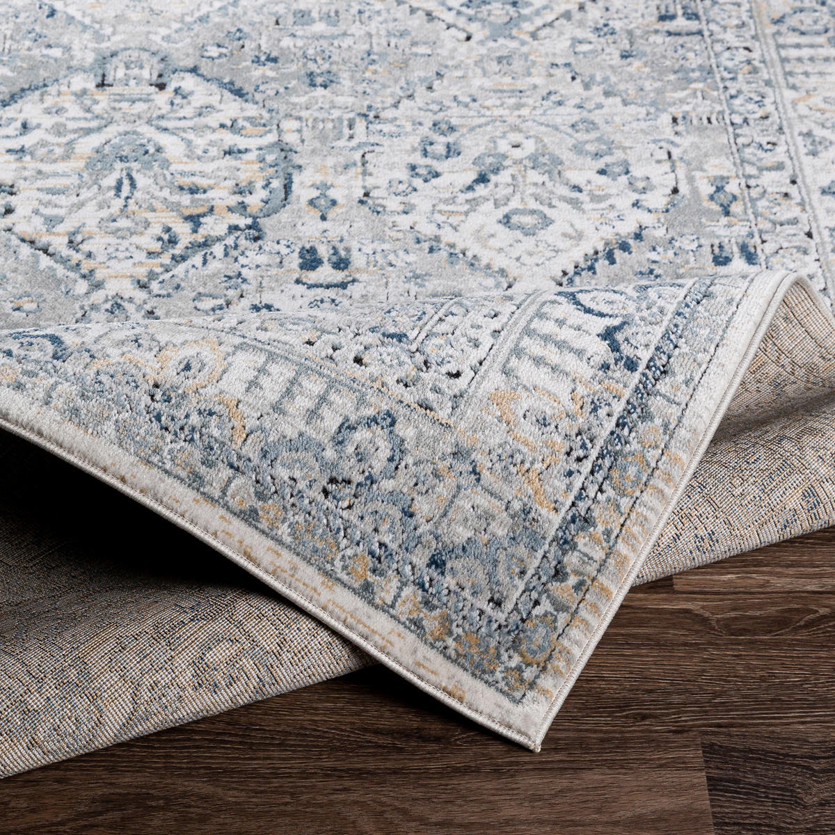 VINTAGE-TEPPICH 160/220 cm Grau - Grau, Naturmaterialien/Textil (160/220cm) - LIVABLISS
