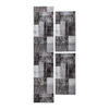 BETTUMRANDUNG Phönix abstraktes Design grau 1 x 67 x 340 cm, 2 x 67 x 140 cm Set 3-teilig - Grau, Kunststoff/Textil (67/620cm)