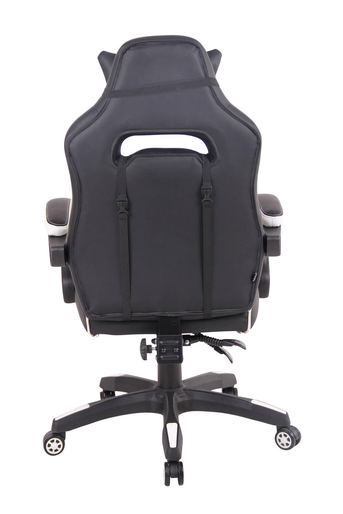 BÜROSTUHL Hero, Kunstleder Schwarz/Weiß - Weiß, Kunststoff/Textil (68/124/61cm) - TPFLiving