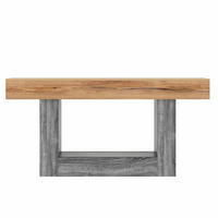 KONSOLENTISCH Natur/Grau 160/30/82,5 cm - Naturfarben, Holzwerkstoff (30/160/82.5cm) - PANGIVO